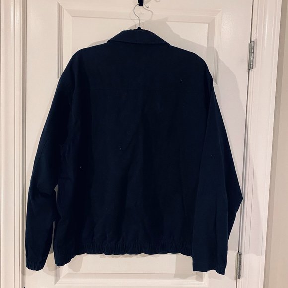 CHAPS XL Navy Men's Classic Fit Full-Zip Jacket - Picture 3 of 5